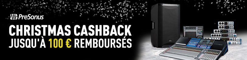 Presonus Christmas Cashback actie!